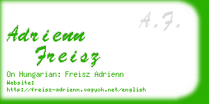 adrienn freisz business card